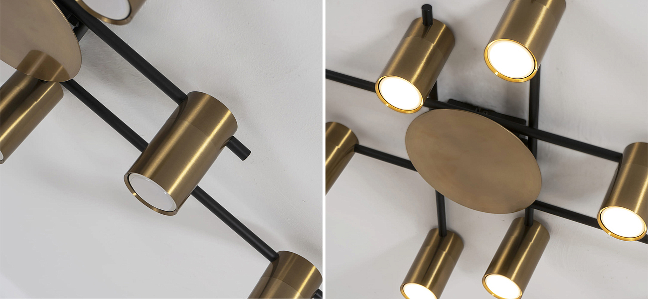 Потолочный светильник Tribes Chandelier Gold Потолочный светильник Tribes Chandelier Gold - Loft-Concept в Брянске