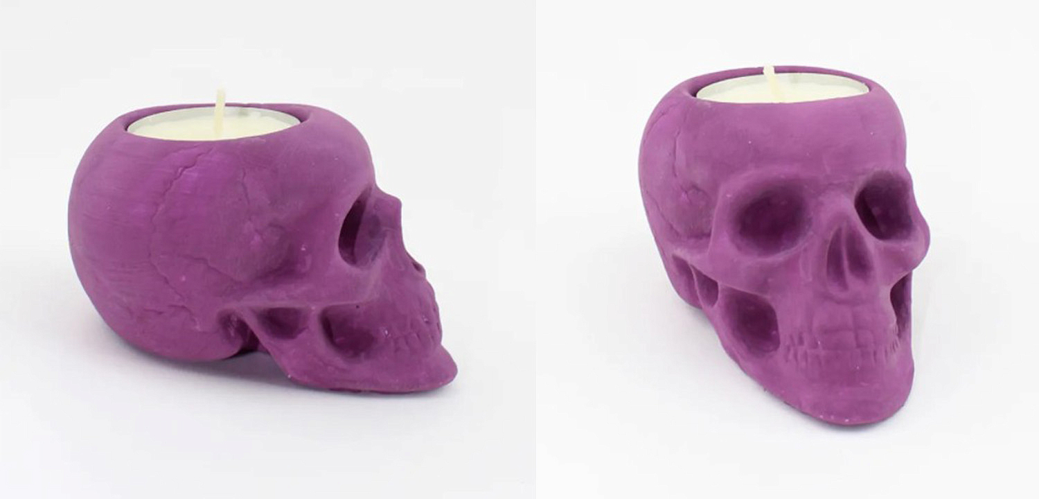 Подсвечник Purple Skull Подсвечник Purple Skull - Loft-Concept в Брянске