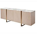 Комод с мраморной столешницей Uniqueness Marble варинант исполнения - 1 | Loft Concept в Брянске