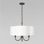 Люстра с белым текстильным абажуром Vitorino  варинант исполнения - 2 | Loft Concept в Брянске