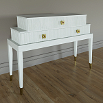 Премиальная Консоль с тремя ящиками Elsa Dreams White варинант исполнения - 1 | Loft Concept в Брянске