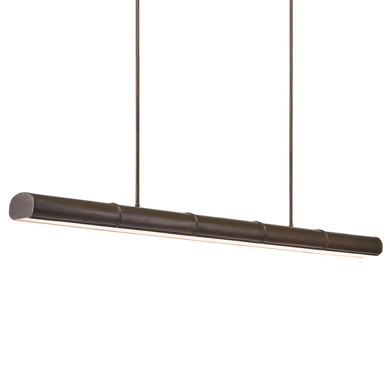 Люстра длинная линейная Long Linear Chandelier Темная бронза Люстра длинная линейная Long Linear Chandelier Темная бронза в Брянске | Loft Concept