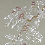 Обои ручная роспись Silk Tree Special Colourway on grey painted Xuan paper варинант исполнения - 1 | Loft Concept в Брянске