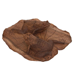 Статуэтка деревянная в виде лягушек Pair of Frogs варинант исполнения - 1 | Loft Concept в Брянске