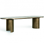 Дизайнерский рабочий стол из металла BLEVIO Table варинант исполнения - 10 | Loft Concept в Брянске