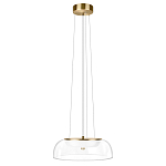 Подвесной светильник  с плоским прозрачным стеклянным плафоном Grada Light варинант исполнения - 2 | Loft Concept в Брянске