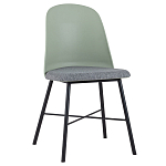 Стул из прочного пластика на металлическом основании Anora Green  варинант исполнения - 1 | Loft Concept в Брянске