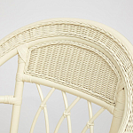 Комплект уличной мебели из ротанга Clara белый варинант исполнения - 4 | Loft Concept в Брянске