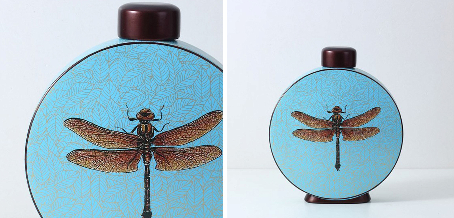 Ваза Blue Vase Dragonfly Ваза Blue Vase Dragonfly - Loft-Concept в Брянске