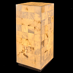 Торшер прямоугольный из натурального камня Calcite Geometry варинант исполнения - 12 | Loft Concept в Брянске