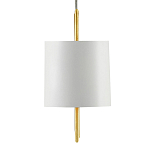 Люстра прямоугольная с белыми цилиндрическими абажурами White Ribbon варинант исполнения - 2 | Loft Concept в Брянске