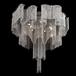 Люстра потолочная с металлическими цепочками Диаметр 99 см Atlantis Chain варинант исполнения - 3 | Loft Concept в Брянске