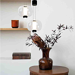 Подвесной светильник с прозрачным рифленым стеклянным плафоном Aurora Bloom варинант исполнения - 2 | Loft Concept в Брянске