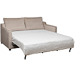 Диван двухместный раскладной светло-серый с кантом Pride варинант исполнения - 3 | Loft Concept в Брянске