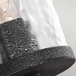 Бра с цилиндрическим плафоном из прозрачного рифленого стекла Feiss варинант исполнения - 4 | Loft Concept в Брянске