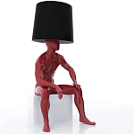 Лампа MALE MANNEQUIN LAMP с абажуром варинант исполнения - 1 | Loft Concept в Брянске