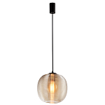 Подвесной светильник со стеклянным рельефным плафоном хром Perforated Glass 25 варинант исполнения - 2 | Loft Concept в Брянске