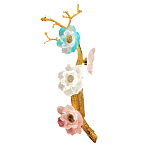 Бра с цветочным декором Miscellaneous herbs варинант исполнения - 2 | Loft Concept в Брянске