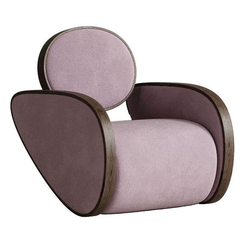 Кресло Nautilus Pink Розовый Коричневый в Брянске | Loft Concept 