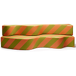 Дизайнерский модульный диван волнистой формы с цветным принтом Poltronova Superonda Sofa варинант исполнения - 4 | Loft Concept в Брянске