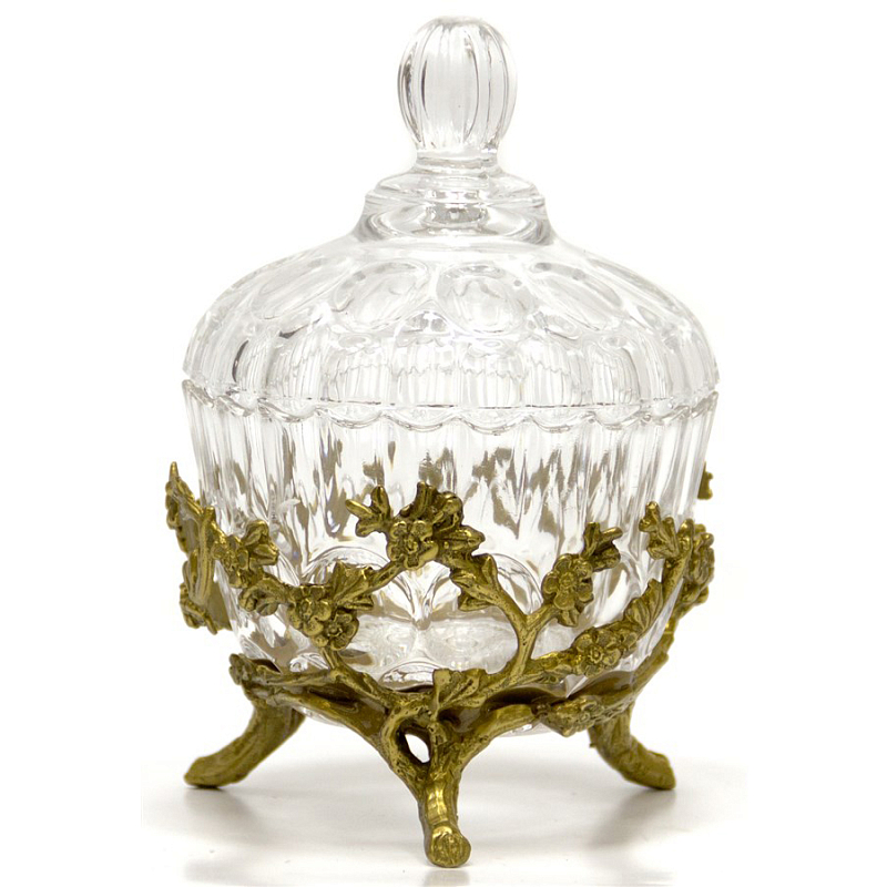 Шкатулка Transparent & Bronze Box Прозрачный (Transparent) Бронза Шкатулка Transparent & Bronze Box Прозрачный (Transparent) Бронза в Брянске | Loft Concept