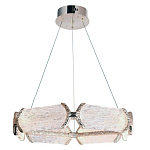 Люстра кольцевая с текстурным природным рисунком IceFlame варинант исполнения - 8 | Loft Concept в Брянске