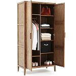 Шкаф из массива сосны с орнаментом "Ёлочка" Geometric Ornament варинант исполнения - 4 | Loft Concept в Брянске