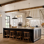 Подвесной светильник с широким куполообразным плафоном Kichler варинант исполнения - 7 | Loft Concept в Брянске