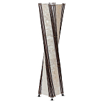 Торшер из перламутра на металлическом каркасе Indonesian Wave варинант исполнения - 1 | Loft Concept в Брянске