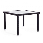 Обеденный комплект из искуственного ротанга Vintara черный варинант исполнения - 11 | Loft Concept в Брянске