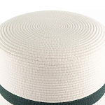 Пуф с плетеной светло-бежевой обивкой Serene Holidays варинант исполнения - 2 | Loft Concept в Брянске