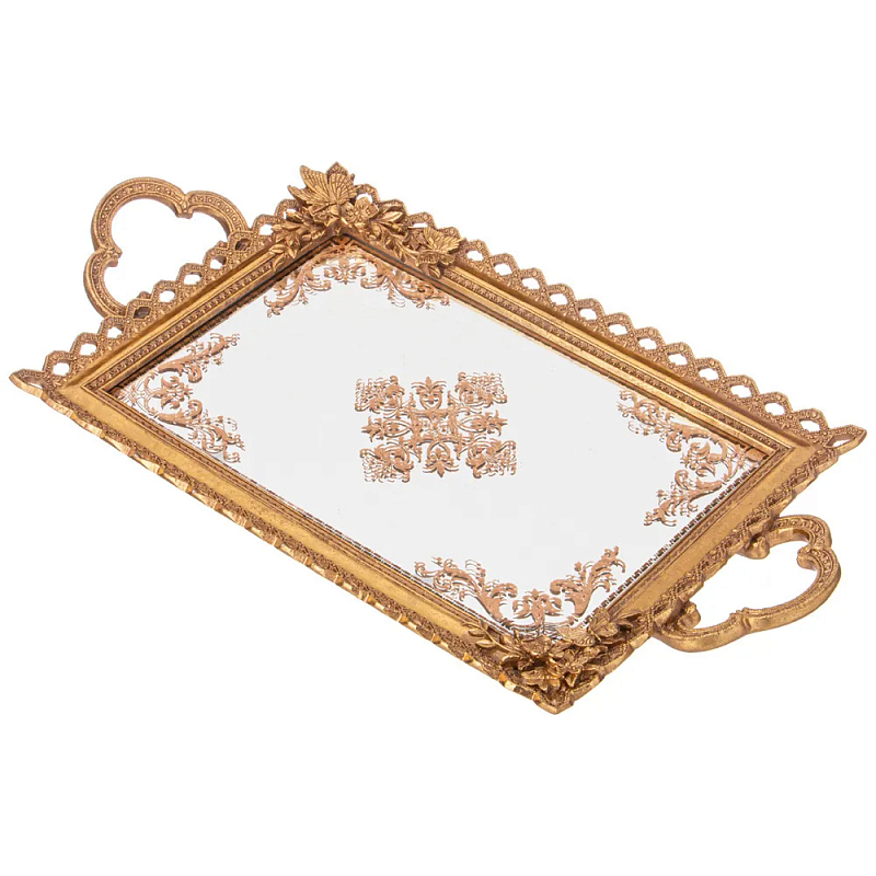 Поднос декоративный бронзовый Mirror Surface Bronze Бронза Поднос декоративный бронзовый Mirror Surface Bronze Бронза в Брянске | Loft Concept