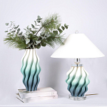 Настольная лампа с абажуром Green Wave варинант исполнения - 2 | Loft Concept в Брянске