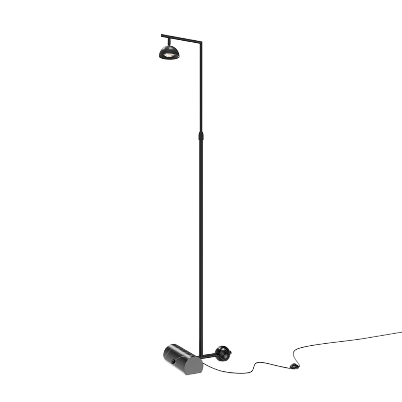 Напольный светильник Pikant 3000К 13Вт Черный Латунь в Брянске | Loft Concept 