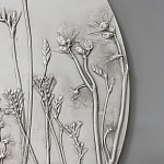 Панно Серые цветы варинант исполнения - 2 | Loft Concept в Брянске
