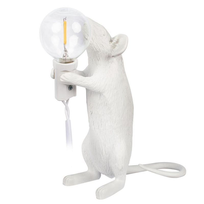 Настольная лампа Mouse gift White Белый Настольная лампа Mouse gift White Белый в Брянске | Loft Concept