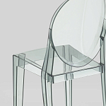 Прозрачный стул с серым оттенком LOUIS GHOST CHAIR варинант исполнения - 6 | Loft Concept в Брянске