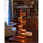 Торшер с каркасом из множества полок Links варинант исполнения - 4 | Loft Concept в Брянске