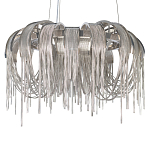 Люстра подвесная круглая с изогнутыми металлическими дугами и ниспадающими цепочками 65 см Atlantis Chain варинант исполнения - 15 | Loft Concept в Брянске