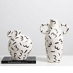Декоративная ваза White Doodle Vase M варинант исполнения - 2 | Loft Concept в Брянске