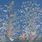 Обои ручная роспись Houghton Canton Blue варинант исполнения - 2 | Loft Concept в Брянске