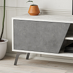 ТВ-тумба с 3-мя дверцами и полками Grey Albe TV Stand варинант исполнения - 5 | Loft Concept в Брянске
