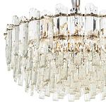 Круглая многоярусная люстра с хрустальным декором Cascade Waterfall Crystal Chandelier 12 варинант исполнения - 3 | Loft Concept в Брянске