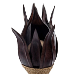 Настольная лампа черная INDONESIAN LAMPS 1 варинант исполнения - 2 | Loft Concept в Брянске