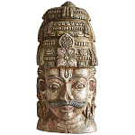 Арт-объект на стену Маска из массива акации Acacia Mask варинант исполнения - 3 | Loft Concept в Брянске