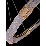 Люстра в форме кольца с золотым декором Warm Heavenly Light варинант исполнения - 3 | Loft Concept в Брянске