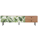 Длинная ТВ-тумба с принтом на ящиках Elise TV Stand варинант исполнения - 2 | Loft Concept в Брянске