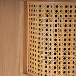 Комод с 3-мя ящиками из плетеного ротанга Ruiz Light Chest of Drawers варинант исполнения - 5 | Loft Concept в Брянске