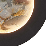 Бра в форме диска черного цвета Borders of Black варинант исполнения - 2 | Loft Concept в Брянске