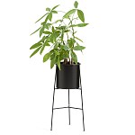 Кашпо из металла Elevated Planters черное варинант исполнения - 2 | Loft Concept в Брянске